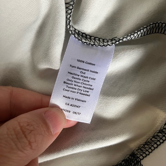 Talbots Buffalo Check Mock Neck Zip Back Knit Dress button shoulder and cuffs - Picture 7 of 7